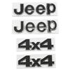 New Car Sticker Auto Front Rear Emblem Side Tail Sticker 4X4 Badge for JEEP Grand Cherokee Wrangler Renegade Compass Patriot