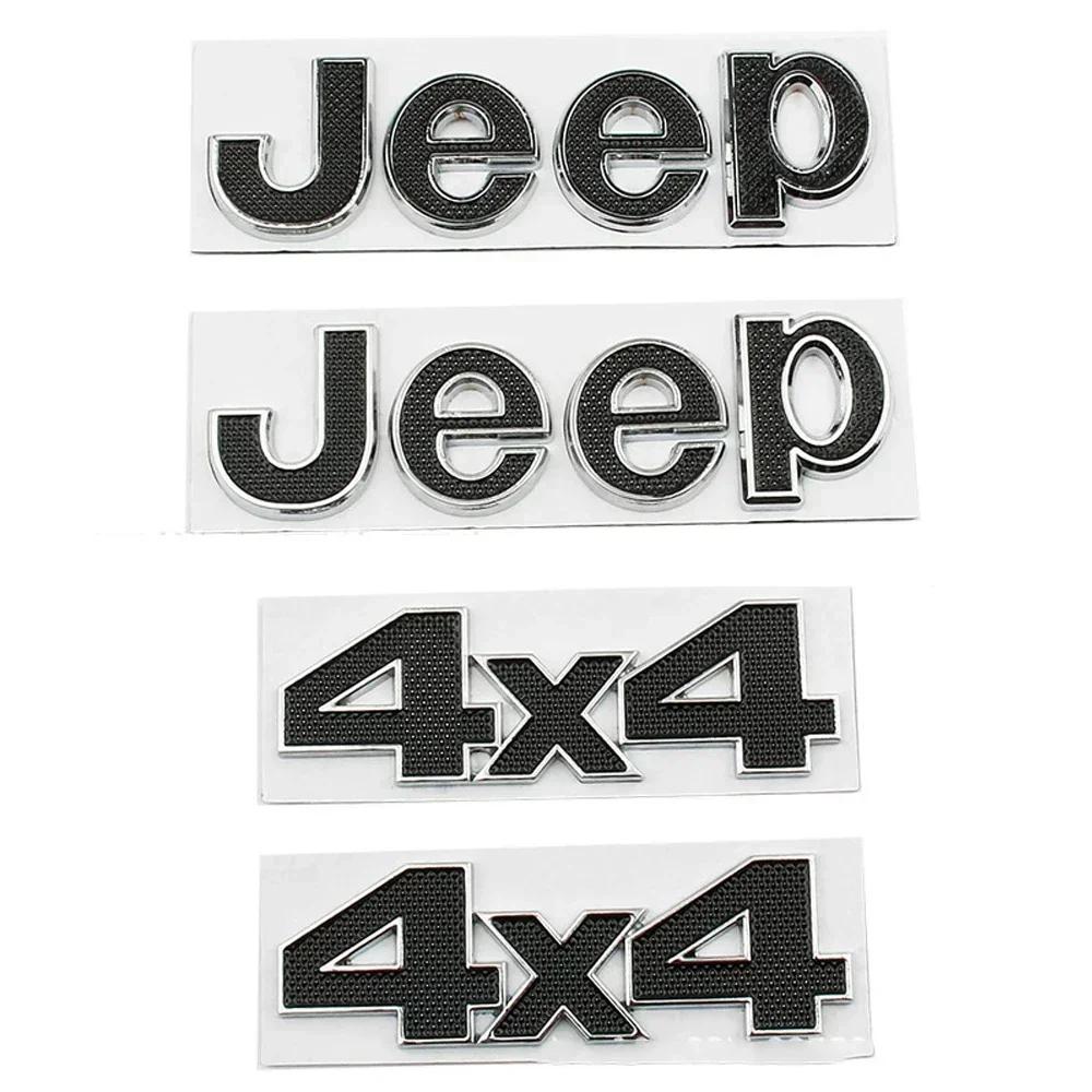 New Car Sticker Auto Front Rear Emblem Side Tail Sticker 4X4 Badge for JEEP Grand Cherokee Wrangler Renegade Compass Patriot