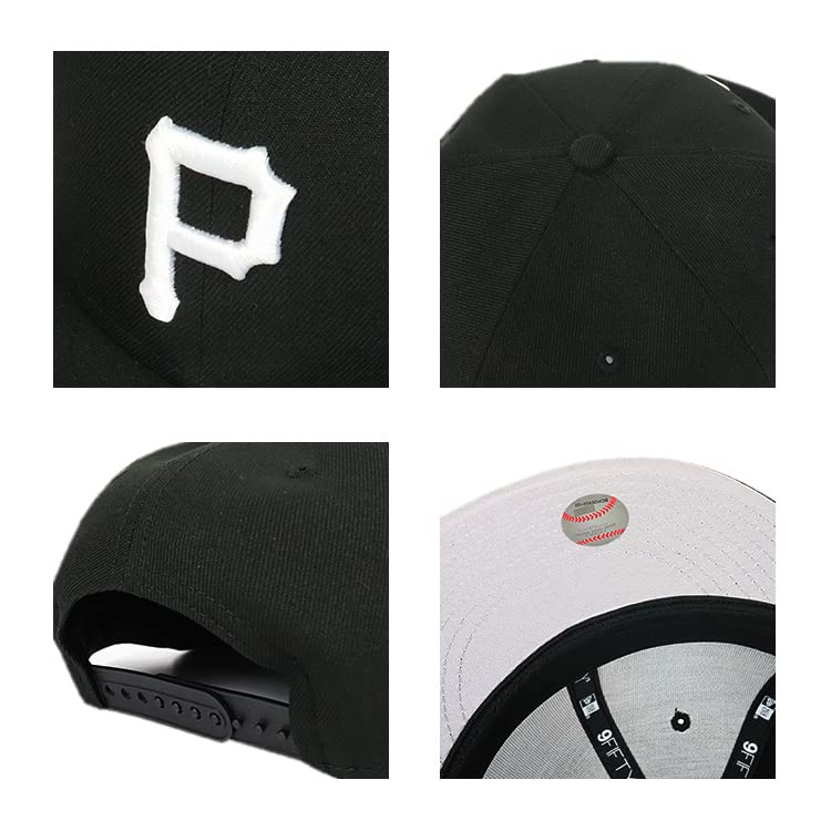 Кепка NEW ERA 9FIFTY Major League PITTSBURGH PIRATES черная x белая черная x белая 11591015 Свободный размер [New Era] Мужская [Товар]