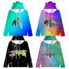Gorilla Tag Monke Cat Ears Sweatshirts Monkey Girls Clothing Slim Fit Short Sleeve Hoodies Tops Casual Chic Anime Cute Hoodie Coat