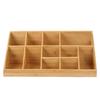 Bamboo Kitchen Seasoning Storage Box Household Desktop Coffee Milk Tea Storage Box Solid Wood Tea Bag Finishing Box
