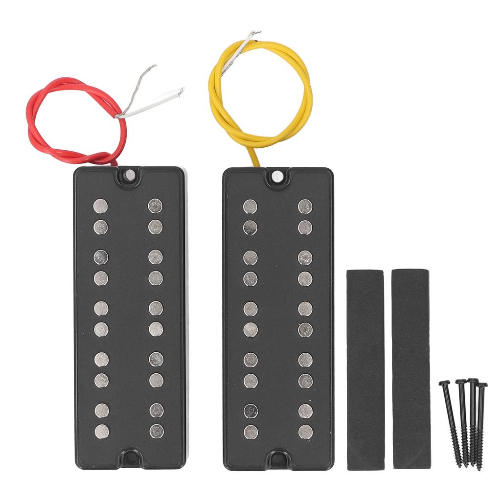 1 Set 5 String Bass Guitar Pickup Open Electric Bass Guitar Humbucker Pickup 5 String Coil Pickup Bass Guitar Pickup