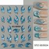 with Diamond Press on Nail Stickers Nail Decals  for DIY Manicure Decorations