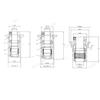 GLF-C-22 GLF-22 CR-22 Double Welding Mechanical Seals For CR32/CR45/CR64/CR90 Pumps 22mm Cartridge Mechanical Seal ( HQQE)