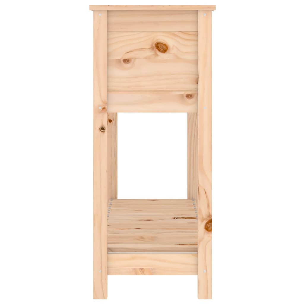 vidaXL Pflanzkübel mit Ablage 111,5x34,5x81 cm Massivholz Kiefer