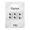 Силиконовые амбушюры Clarion для наушников Амбушюры для наушников Наушники Наушники Амбушюры для наушников TRI Clarion Красный Аксессуары для наушников
