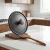 Folding Pot Lid Rack Rustproof Spoon Rest Multi-functional Pot Cover Shelf  Cabinet