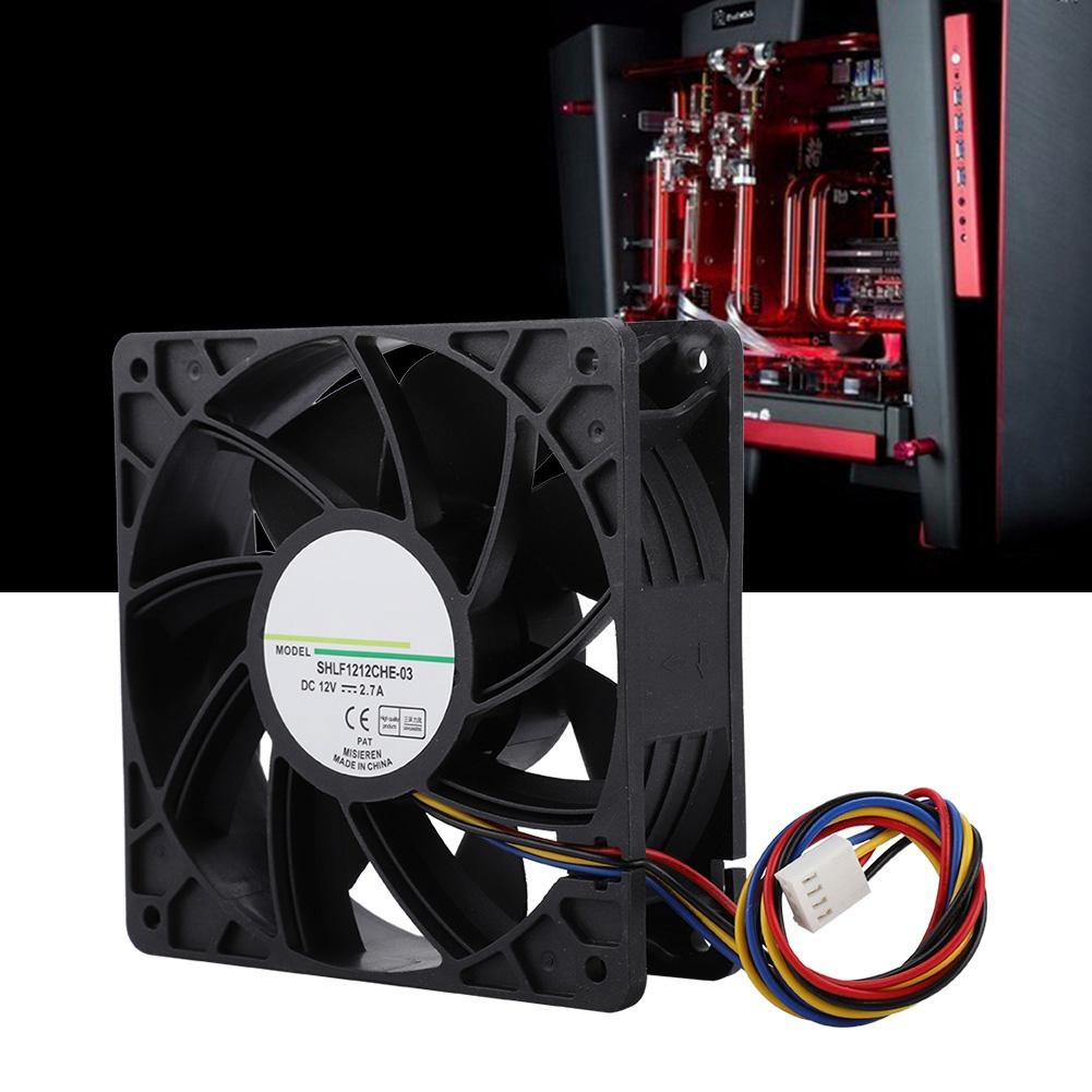 SHLF1212CHE03 DC12V 2.7A 12CM S9 S7 Быстрое рассеивание тепла Охлаждающий вентилятор Кулер