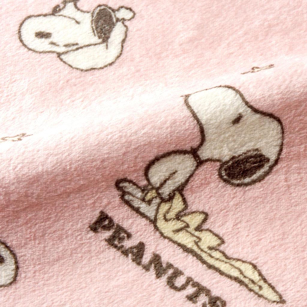 Nishikawa Snoopy Hooded Suitable for and Loin Pink Blanket, 120x70cm, Washable, Throws, Cushions, Ponchos, Bolero, Wraps, (FQ94407002, PN4675)