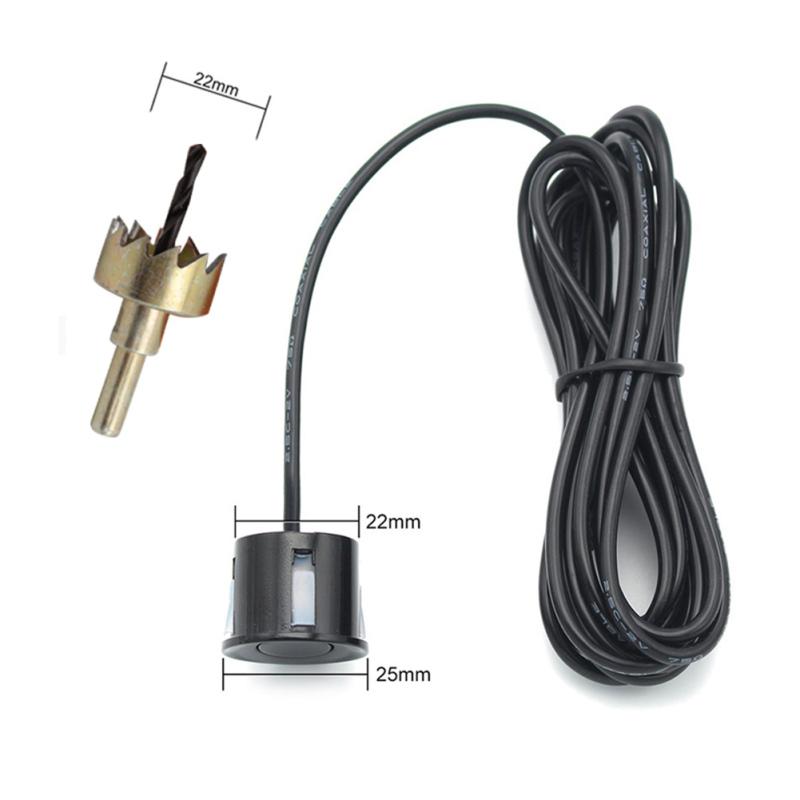 Датчик парковки автомобиля, 4 датчика, зонд, 22 мм, с зуммером, резервный радар, система зуммера Pz330-xk-22