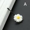 Mini Sweet Flower Daisy Women White Barrettes Flower Clip Hairpins Hair Clips