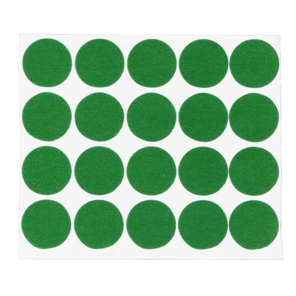 Billiard Patch Sticker 1 Sheet of 20pcs Fade Proof Strong Adhesion Pool Cloth Repair Sticker Patch