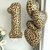 Big Size Leopard Print Balloons 0-9 Numbers Heart-Shaped Balloons Number Balloons  Birthday Party