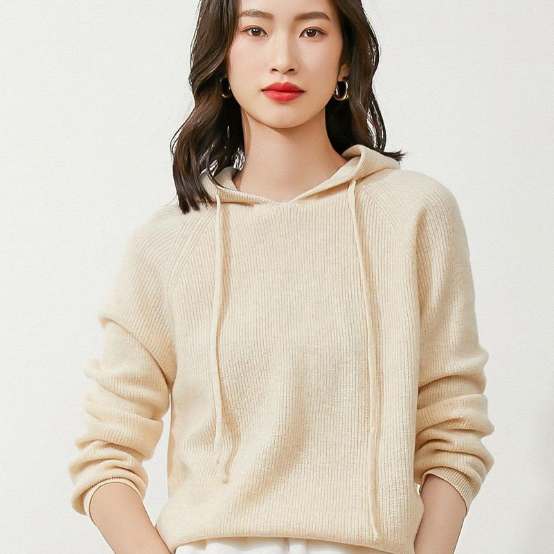 Women S Loose Fit Hooded Sweatshirt Casual Pullover Autumn Winter