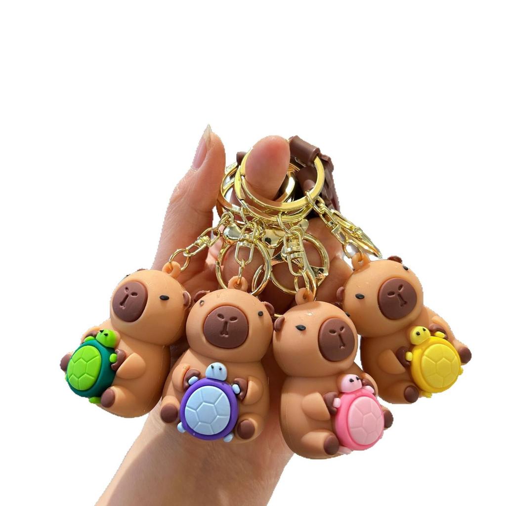 Adorable Capybara Keychain - Perfect Schoolbag Pendant & Car Charm, Student Gift Ornament