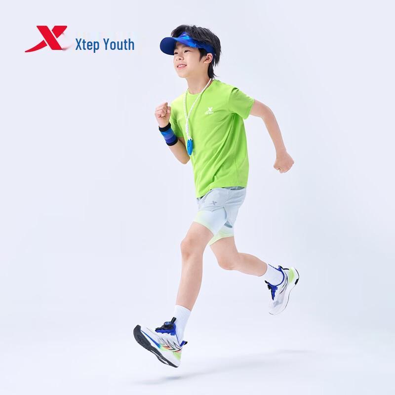 Xtep Youth Reflective Logo Short Sleeve T-Shirt