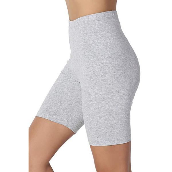Большие размеры S ~ 5XL, новые модные женские спортивные шорты, женские летние повседневные шорты для йоги, однотонные узкие короткие леггинсы
