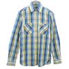 RRL Рубашка в клетку с длинным рукавом XS Синяя Мужская Б/У