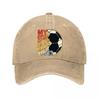 My Goal Is To Deny Yours Soccer Graphic Washed Baseball Cap Outdoor For Womens Unisex FeUnisex