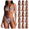 Женское модное сексуальное бикини с разделенным телом, эротическое белье без стального бюстгальтера без накладок на грудь