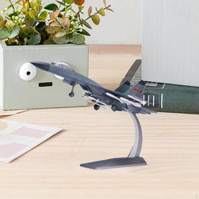 1: 72 Китайский истребитель J11 Модель самолета Коллекция с подставкой для дисплея Многофункциональный