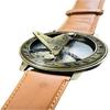 Compass with Sundial Antique Brass Wristwatch Sundial and Compass