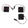 3pcs RC Motor Cooling Fan 2510 High Speed Heat Dissipation 2P Connector RC Truck Cooling Fan