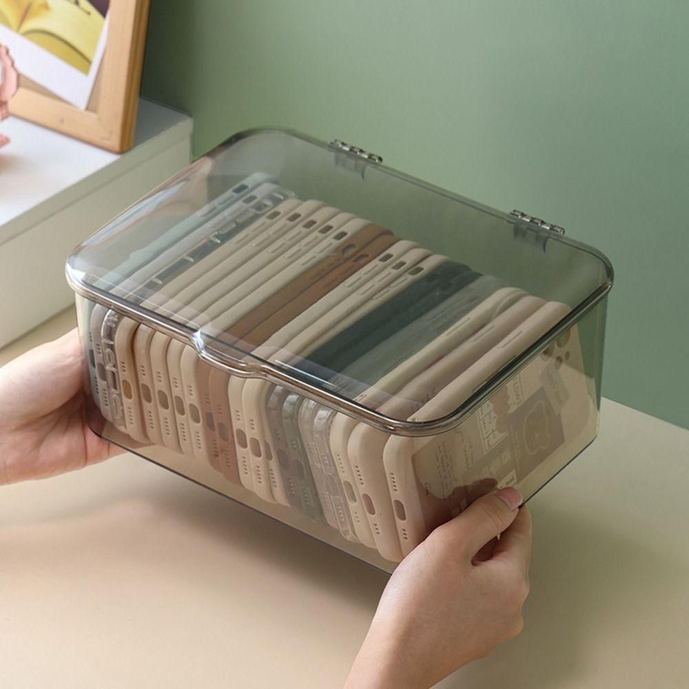 1 шт., прозрачная коробка для хранения масок, универсальный футляр для хранения лекарств, таблетки, украшения, серьги, косметика