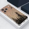 Чехол для телефона с узором «Цветочное дерево» для iPhone 17e 17 16 15 14 Pro Max 14 13 Pro 16 TPU Прозрачный Ударопрочный Мягкий Карман для Карты Чехол