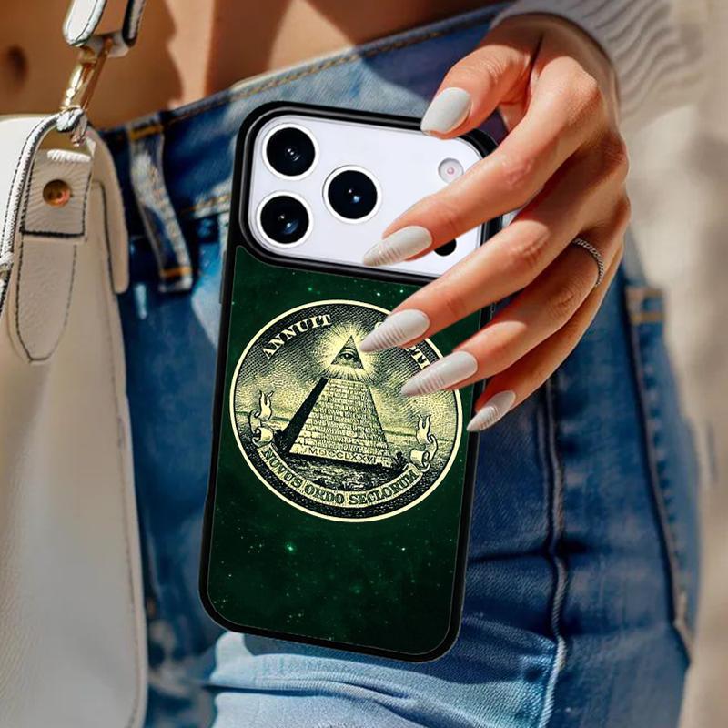 Чехол для телефона с глазом Иллюминатов, оккультной пирамидой, для iPhone 17 Air 14 15 13 12 Max, чехол для Apple 14 15 16 16e 11 Pro Max Plus