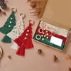 3PCS/Set Christmas Tree DIY Kits Woven Macrame Christmas Tree Set Wall Hangings Decor For Home Wall Hanging Ornament