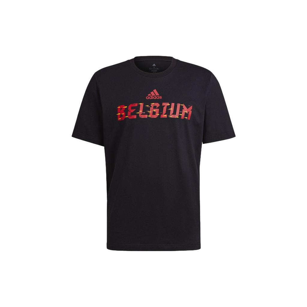 Adidas T Shirts Men's Black Crew Neck Moderate Straight Fit HD6359