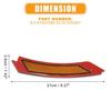 Pack of 2 for BMW 3Series E90 E91 2009-2011 Front Bumper Reflector Side Marker