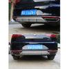 Для Volkswagen Passat B8 2017 2018 2019 ABS Черный Серебристый Задний Бампер Губа Спойлер Багажника Задний Диффузор Защита Стайлинг Автомобиля