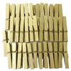 96 Mini Gold Clothespins 3 Cm