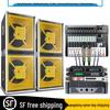 Dual 15" Long-Throw High Power Speaker System for Weddings, Bars, and Stage Performances