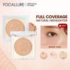 Focallure Натуральные матовые бронзеры для лица Палитра хайлайтеров Легко растушевывается Мягкая фиксирующая пудра для лица Пудра для контуринга лица Макияж Женская косметика