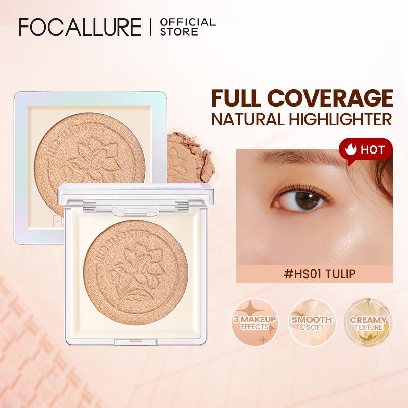 Focallure Натуральные матовые бронзеры для лица Палитра хайлайтеров Легко растушевывается Мягкая фиксирующая пудра для лица Пудра для контуринга лица Макияж Женская косметика