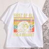 First of All Im A Delight T Shirt Angry Opossum Lover TShirt Men Women Print Causal Round Neck Short Sleeve Tee