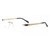 Rimless Rectangle Gold Smartbuy Collection Harrine Bt0040 C1 Fashion Unisex Eyeglasses