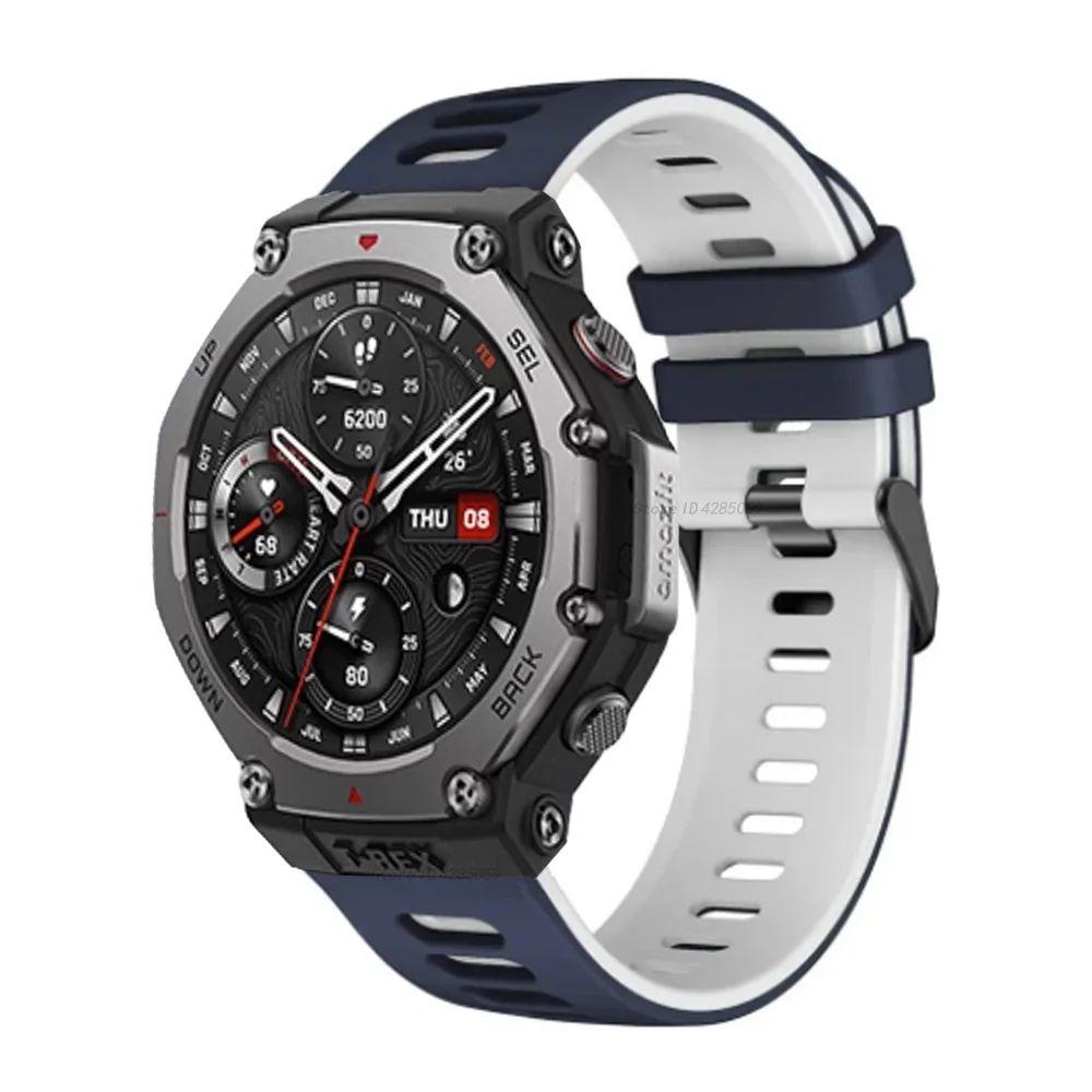 Спортивный ремешок для умных часов Amazfit T-Rex 3, мягкий дышащий силиконовый браслет для Huami Amazfit T Rex 3