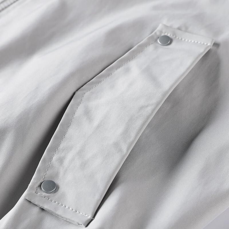 JEEP SPIRIT Men's Solid Color Casual Baseball Jacket