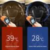 New 2026 Car Sticker Ford New 2025 Hot New Carbon fiber Car Steering Wheel Cover Non-slip Protector Sleeves For Mustang Ford Fie