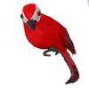 Имитация перьев попугая ара садовое украшение для дома искусственная птица