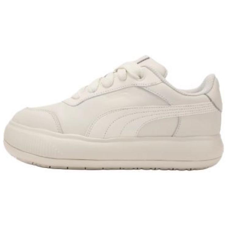 Puma Mayu Hybrid Lea Удобные Универсальные Низкие Повседневные Кроссовки Женские кроссовки Молочно-белый 400490-01