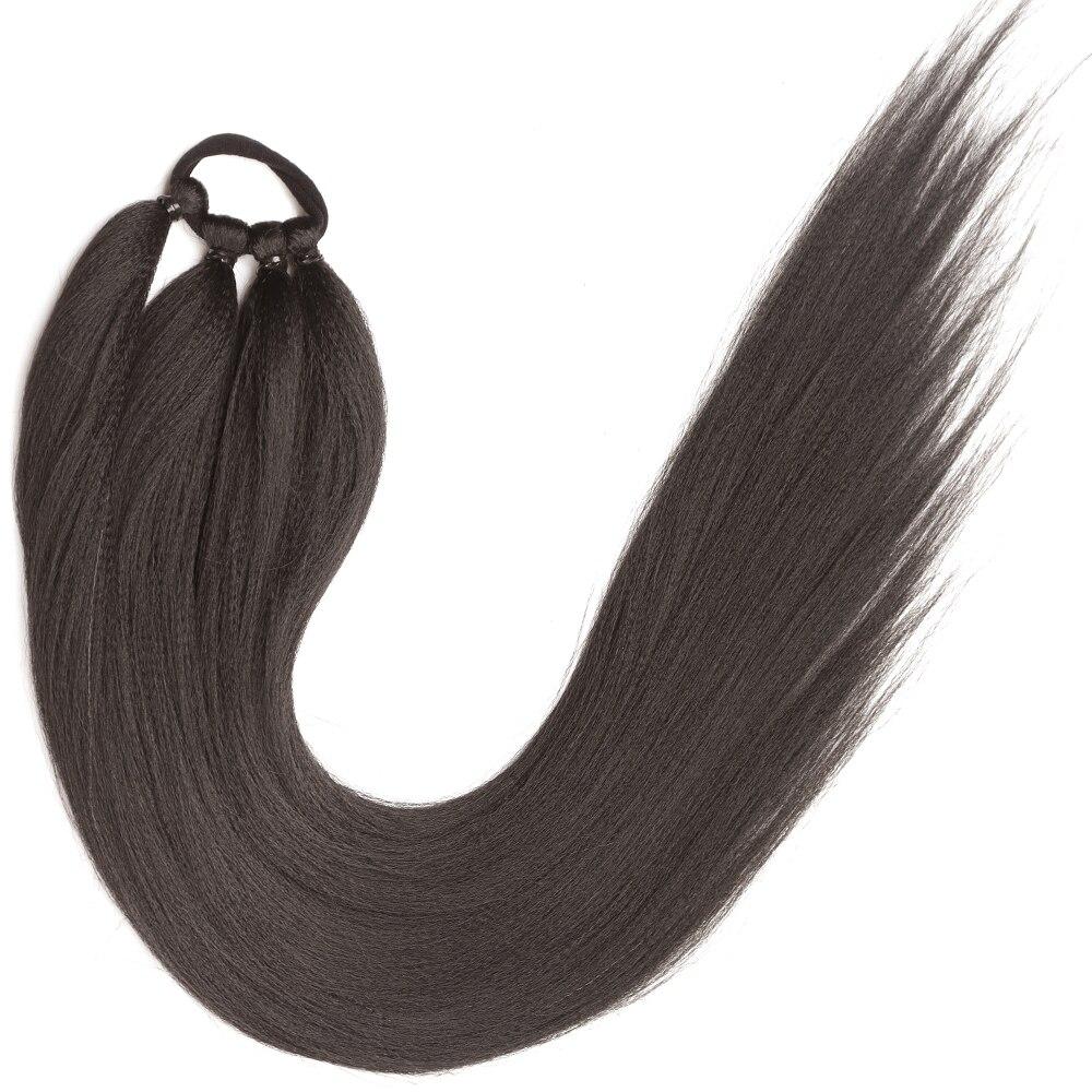 MISSQUEEN Синтетическая Длинная Прямая Коса Хвост Обертывание Вокруг Наращивание Волос Шиньон Хвост Резинка Для Женщин Для Повседневной Носки