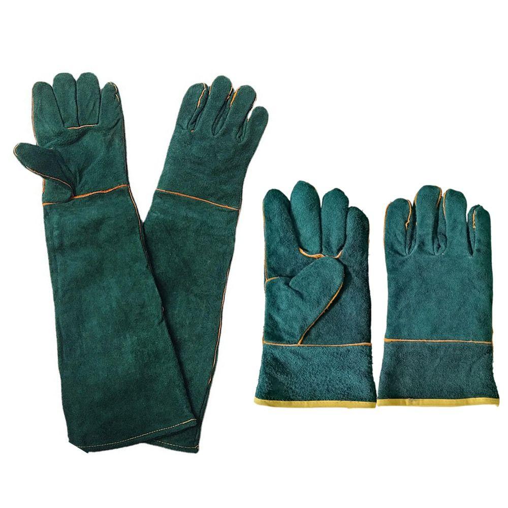 Пара Утолщенных Захватывающих Перчаток для Питомцев Защита от Укусов Прочные Безопасные Перчатки для Укусов Обращение с Собаками