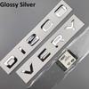 3D Letter Car Hood Bonnet Cover Emblem For Land Rover Range Rover Velar Sport Discovery 2 3 4 Defender Chrome Front Head Sticker FG4