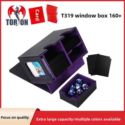 Премиальный футляр для хранения магнитных карт из искусственной кожи для MTG Commander