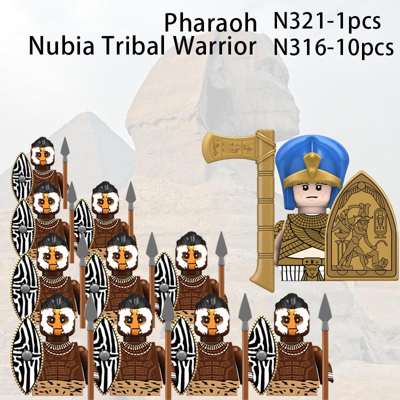 11 шт. средневековый тевтонский рыцарь строительный блок древний египетский солдат фигурка военный замок оружие аксессуары кирпичи игрушка детский подарок N321